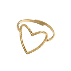 Minimalist Heart Ring