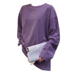 Bequemes, süßes Langarm-T-Shirt