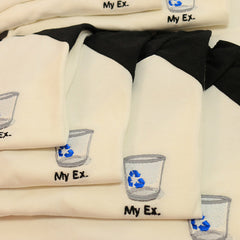 T-Shirt „My Ex“ in Schwarz 