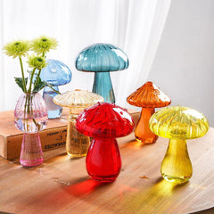 Grandma's House Nordic Mushroom Glass Vase