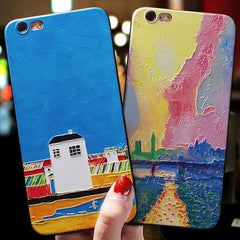 Funda para iPhone con motivos impresionistas