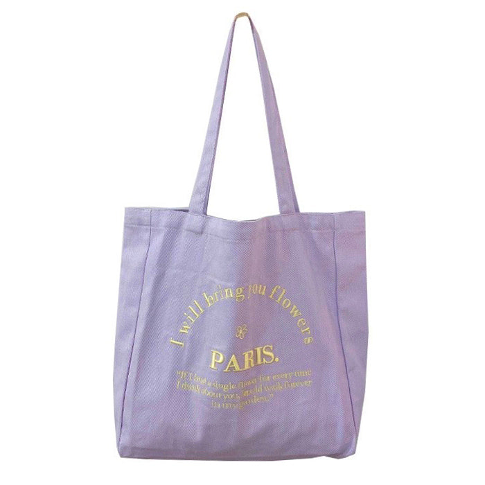 Tasche mit Blumenstickerei „Paris“