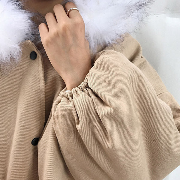 Parka de algodón de azúcar