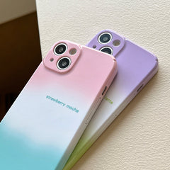 Funda para iPhone con degradado pastel