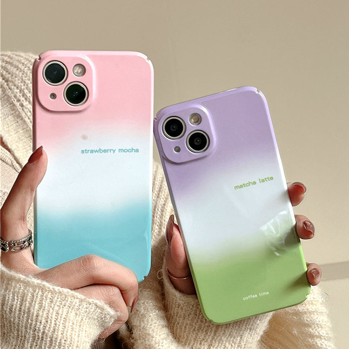 Funda para iPhone con degradado pastel