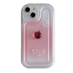 Funda para iPhone 3D con diseño de melocotón