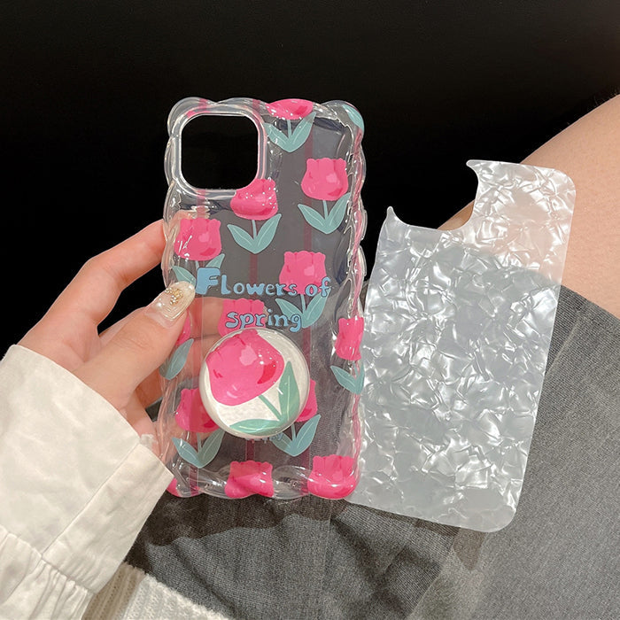 Funda para iPhone con flores de primavera