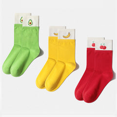 Pixel Fruit Socks