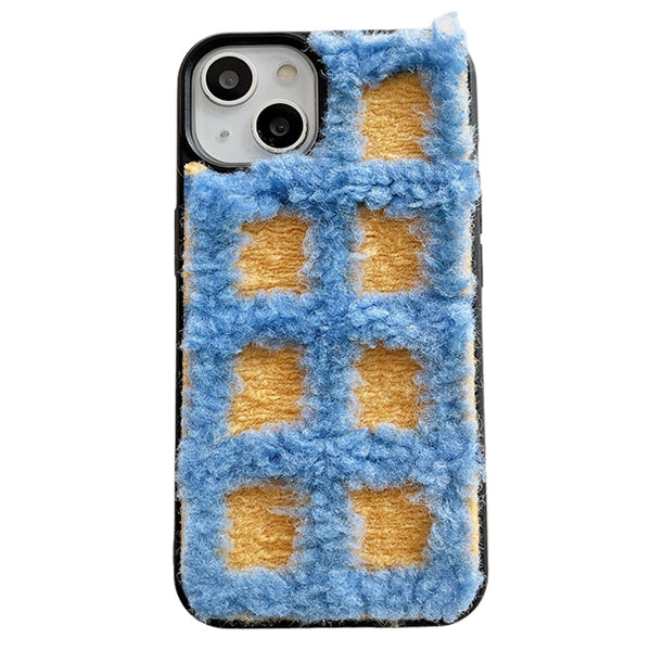 Plaid Fuzzy iPhone Case