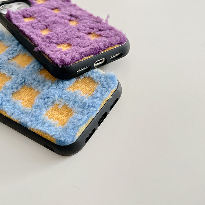 Funda para iPhone con diseño a cuadros