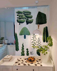 Tapiz de pared con árboles estéticos de Plant Mom