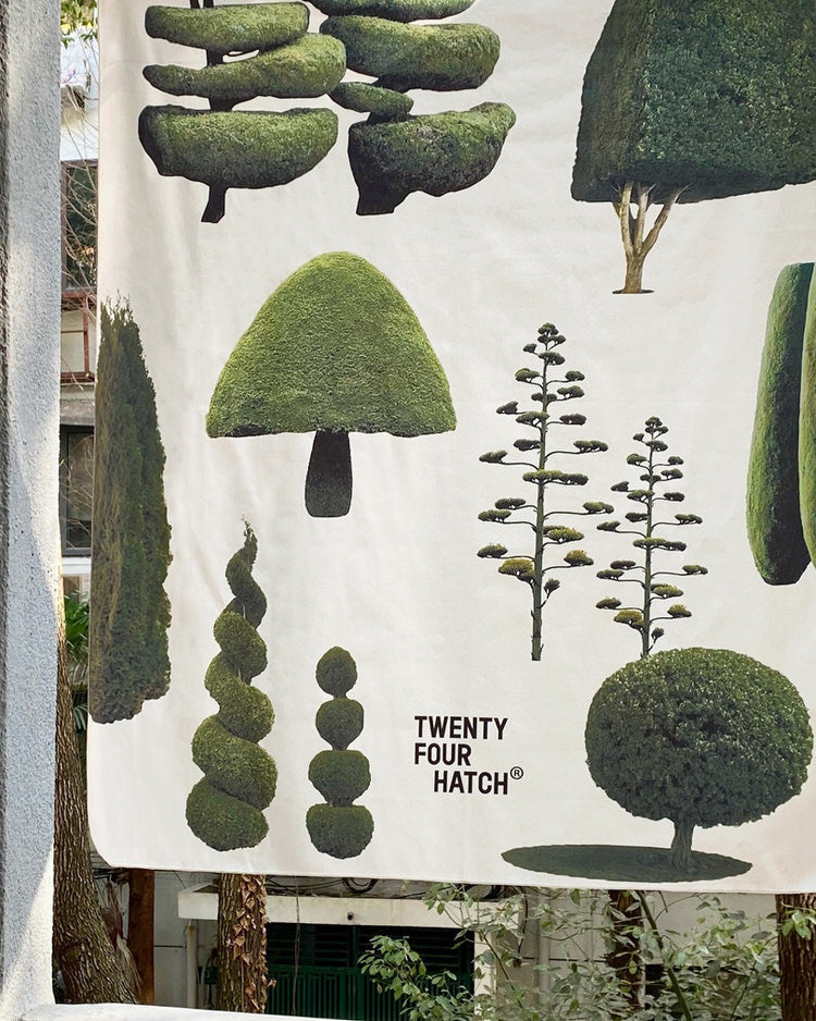 Plant Mom Aesthetic Trees Wall Tapestry