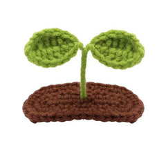 Pinza para el cabello estética de crochet de Plant Mom