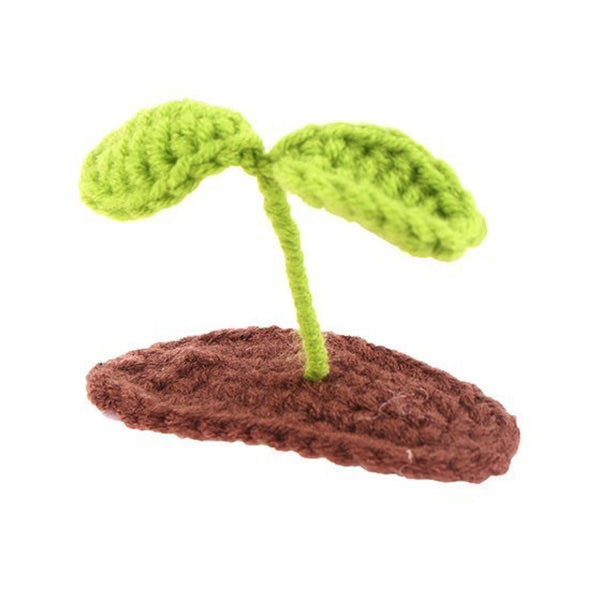 Pinza para el cabello estética de crochet de Plant Mom