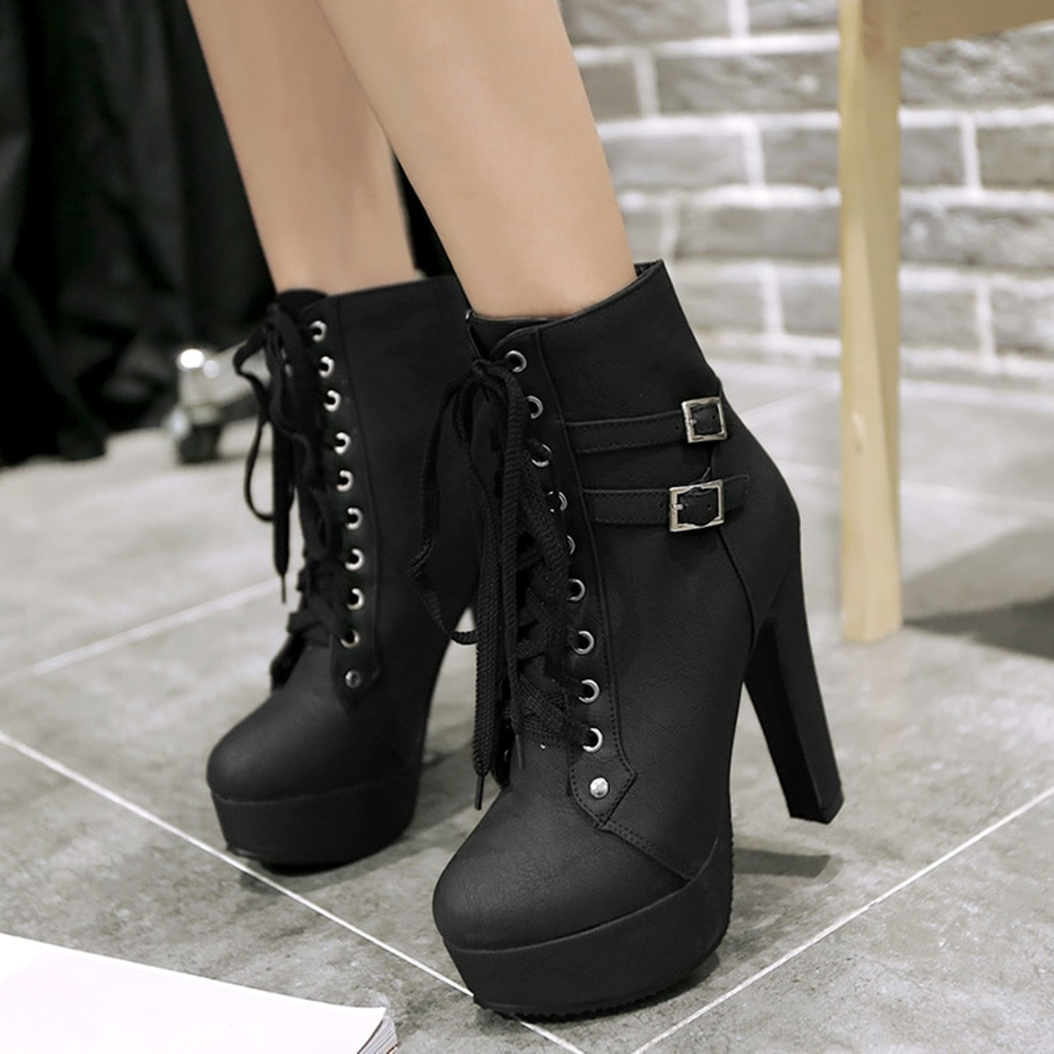 High Heel Ankle Boots