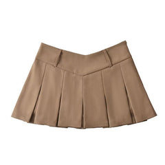 Y2K Pleated Micro Skirt