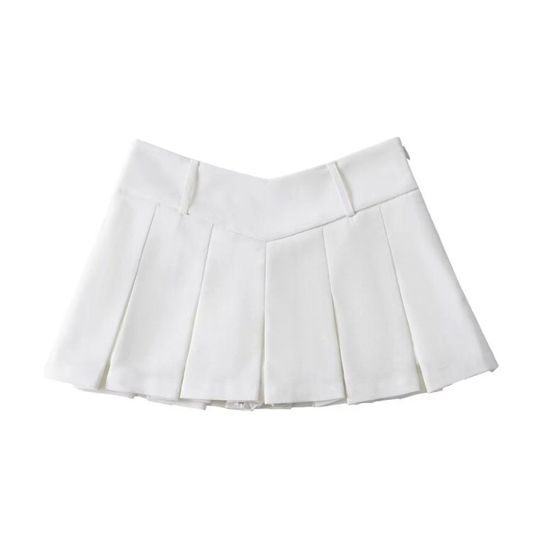 Y2K Pleated Micro Skirt