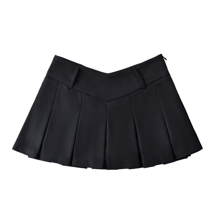 Y2K Pleated Micro Skirt