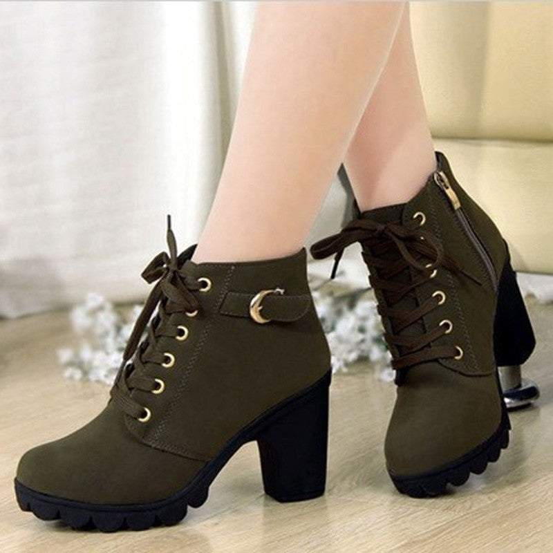 Casual High Heels Boots