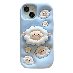 Funda para iPhone con diseño de oveja hinchada