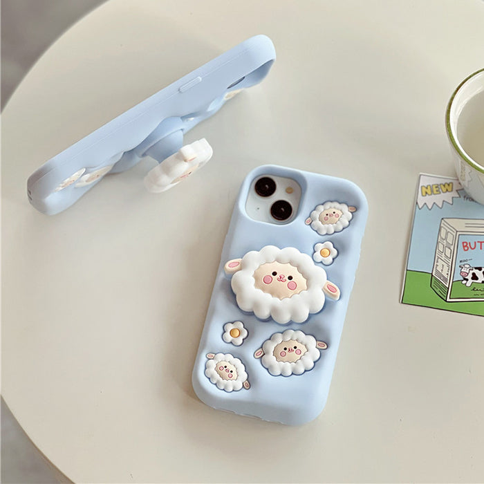 Puffy Sheep iPhone Case