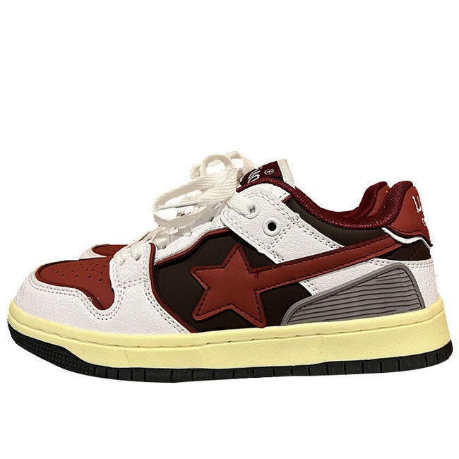 Zapatillas Shooting Star rojas y grises