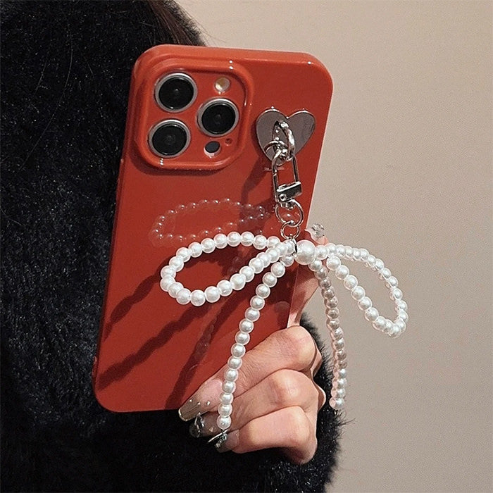 Funda para iPhone con lazo rojo