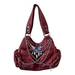 American Dream Rote Handtasche