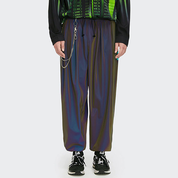 Reflective Wide Pants