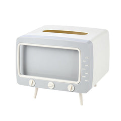 Soporte para iPhone con estética retro para TV