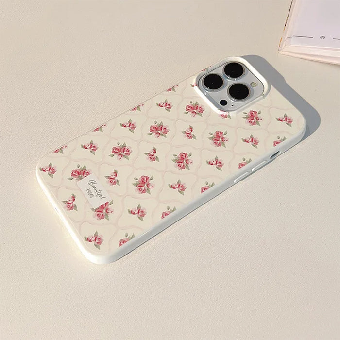 Funda para iPhone con hermosas rosas