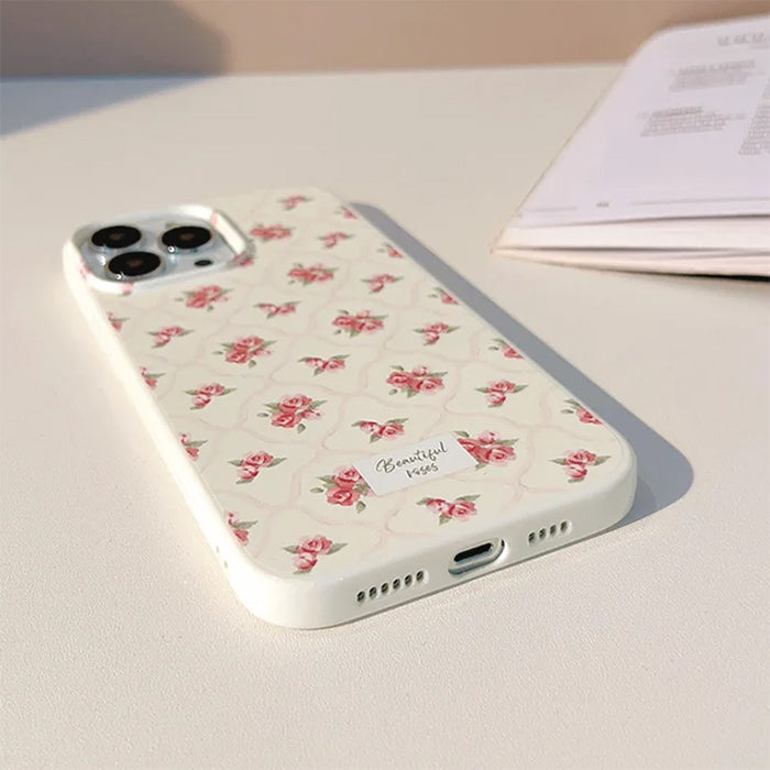 Funda para iPhone con hermosas rosas