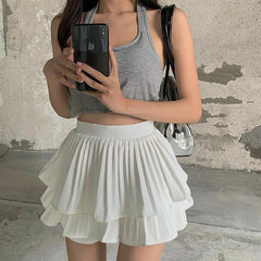 Unwritten Story Ruffle Mini Skirt