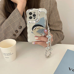 Silver Bead Chain iPhone Case