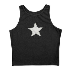 Camiseta sin mangas con diseño de estrella de Skater Girl