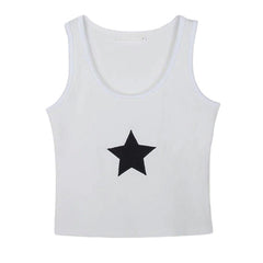 Camiseta sin mangas con diseño de estrella de Skater Girl