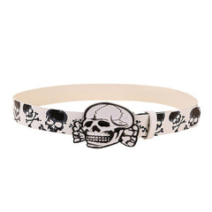 Cinturón de calavera estilo años 2000