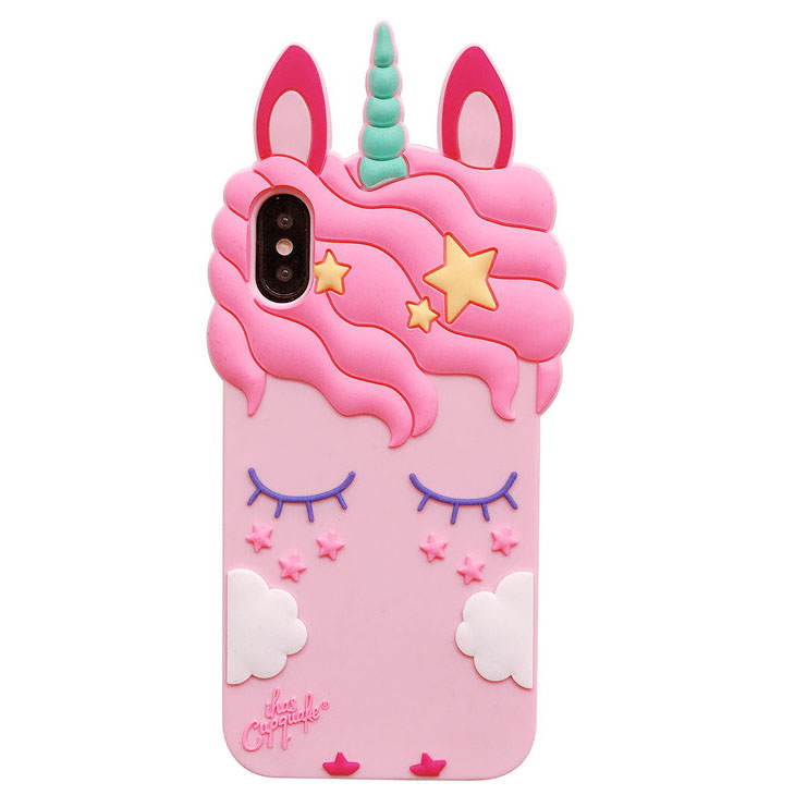 Funda para iPhone con unicornio soñoliento 