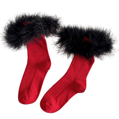 Flauschige Kaffeecremesocken