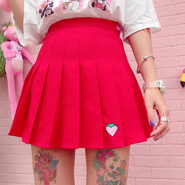 Strawberry Mini Skirt