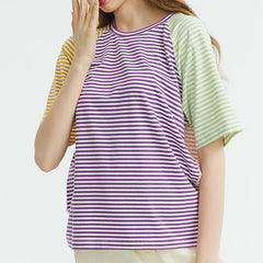 T-Shirt mit Candy Stripes