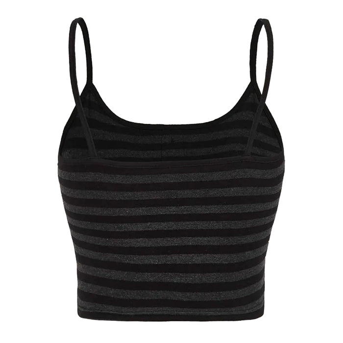 Grunge Sleaze Striped Tank Top