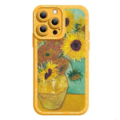 Funda para iPhone con girasoles