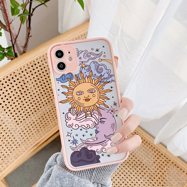 Funda para iPhone Sol y Luna