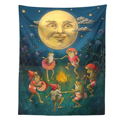 Dancing Under the Moonlight Tapestry