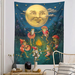 Dancing Under the Moonlight Tapestry