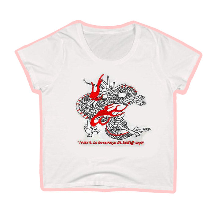 Being Soft Crop Tee