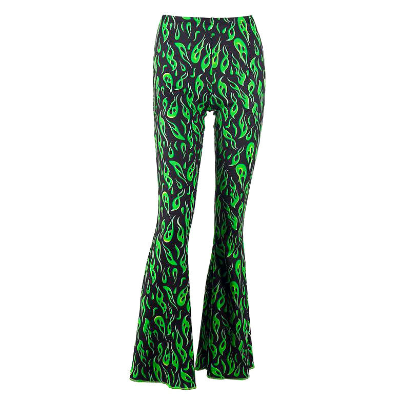 Pantalones acampanados Toxic Flame