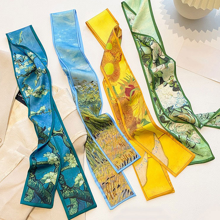 Van Gogh Oil Painting Scarf