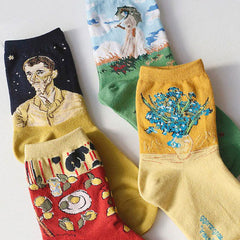 Irises Van Gogh Socks